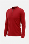 Delicate Red Henley